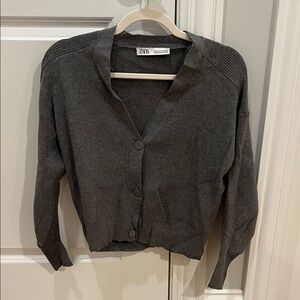 Zara Women's Charcoal Cardigan, Small